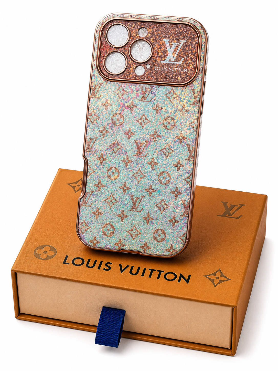 Luxury Glitter LV Phone Case